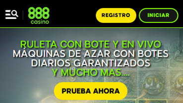 Juegos en 888casino para móvil