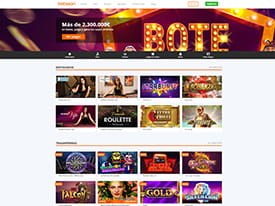 El casino online Betsson se presenta con una gran selección de juegos, con ruletas, juegos de mesa, slots y casino en vivo.