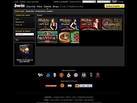 Casino Bwin, juegos de ruleta vista previa.