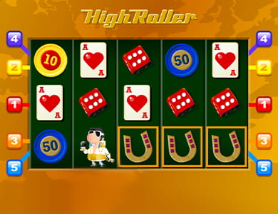 Tragaperras King Vegas en el casino Paf, con 5 rodillos y 5 líneas ganadoras.