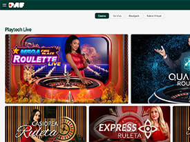 pagina inicial de paf casino vista previa