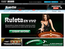 ruleta en vivo en suertia vista previa